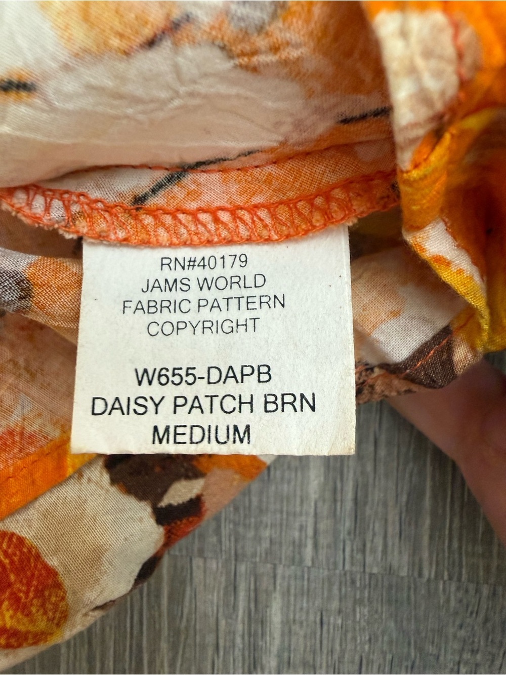 Jams World Daisy Patch Rayon Tank Top Medium - Picture 5 of 8